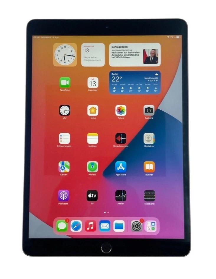 Apple iPad Air 3 Gen 256GB WLAN + Cellular LTE Spacegrey/Schwarz MV0N2FD/A - #1 - Bild 4 von 4