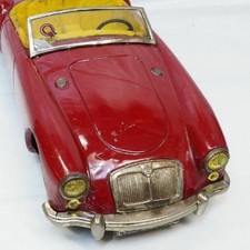 Asahi Toy Mg Mga 1600 Cabriolet Red Tin Car No Box Used