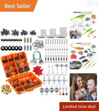 All-in-One Fishing Lures Set with Crankbaits & Spinnerbaits - 212 Pieces