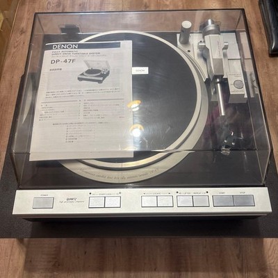 DENON DP-47F Vollautomatischer Direct Drive Plattenspieler mit AT-3600L...