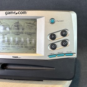 Tiger Game.com Console Handheld w/ 2 Games - Powers, Screen Lines - for REPAIR