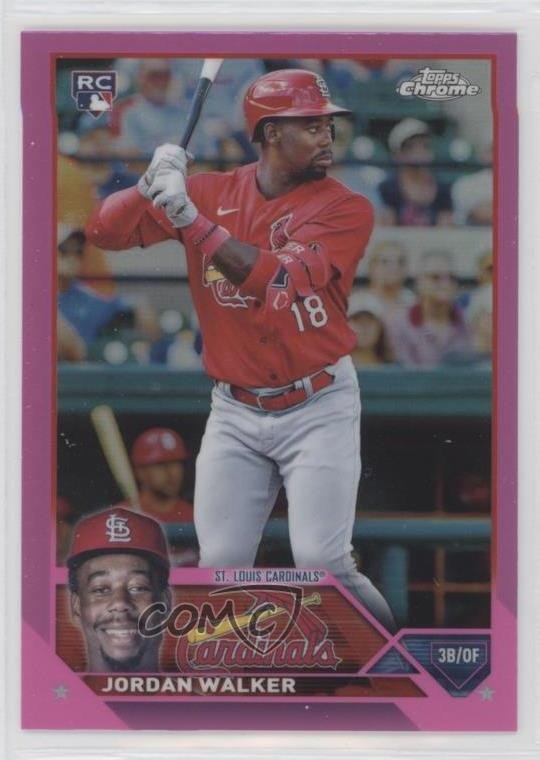 2023 Topps Chrome Pink Refractor Jordan Walker #209 i6e