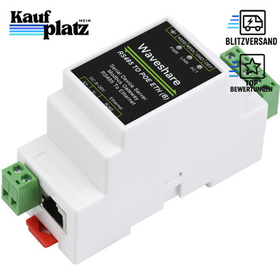 RS485 zu RJ45 Ethernet Industrial Serial Server Modbus Gateway TCP/IP PoE