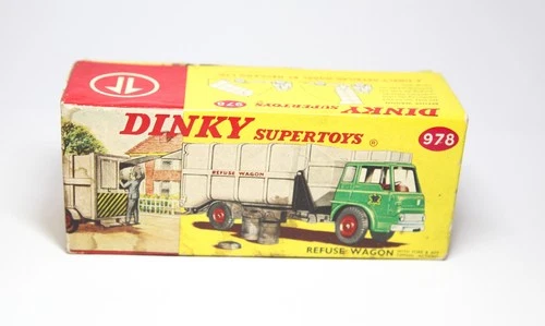 Dinky 978 Bedford TK Refuse Wagon EMPTY Original Box - Vintage Model
