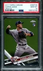 2017 TOPPS CHROME #HMT40 AARON JUDGE ROOKIE UPDATE PSA 10 GEM MINT
