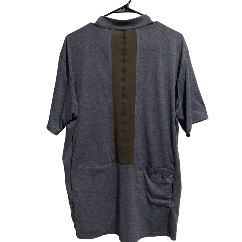 Shimano Men's Transit Pavement Cycling Jersey size XXL Blue Short Sleeve - Image 2 of 4