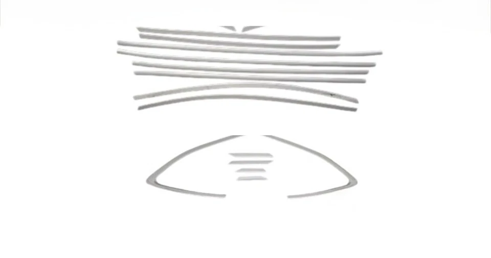 Juego completo de molduras de ventana cromadas para Hyundai Tucson 2015-2019 Foto 3 de 4