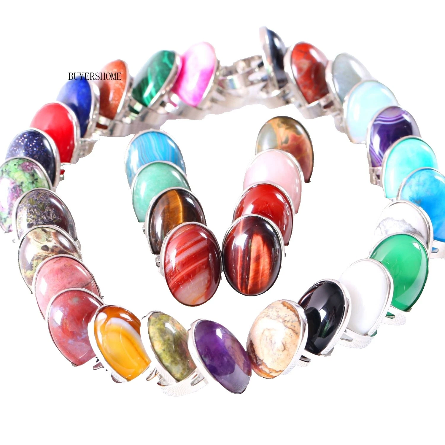 Бусины разные разноцветные для изготовления ювелирных изделий