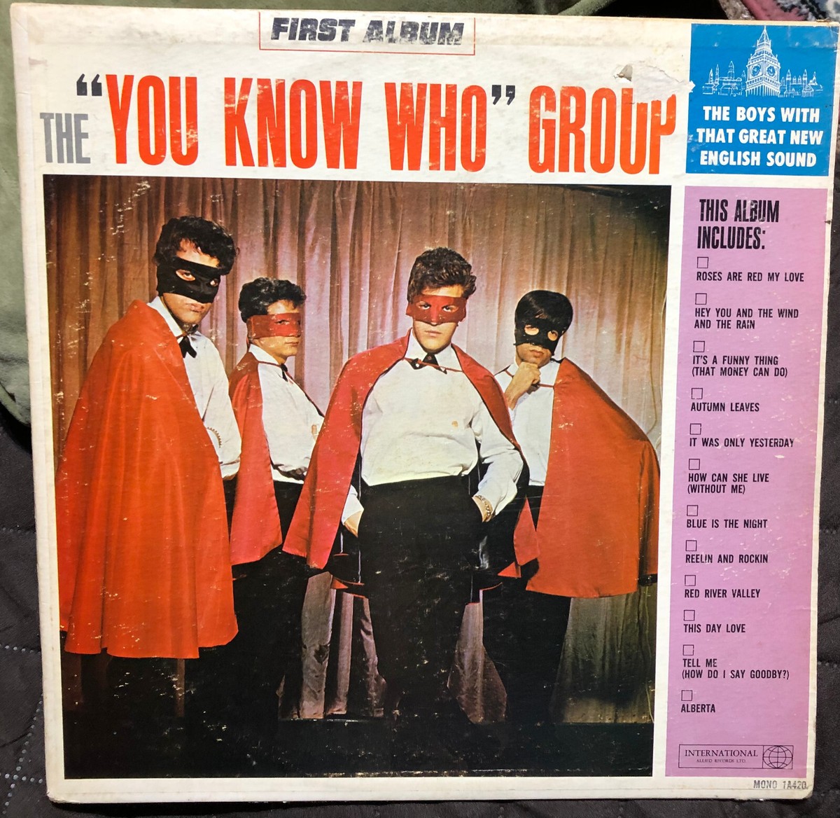 YOU KNOW WHO GROUP (LP/MONO) First Album. 1965. Int'l Allied