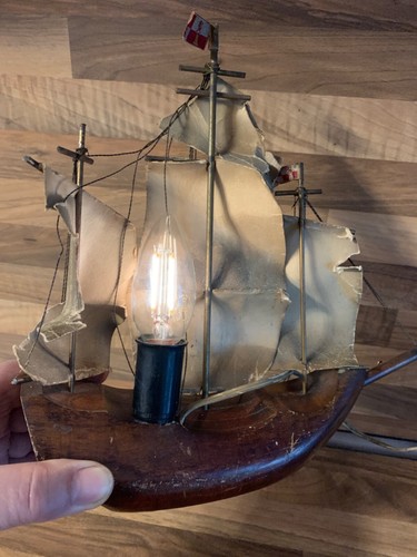 Modell Segelschiff aus Holz Christopher Columbus Santa Maria (Alt) - Bild 9 von 12
