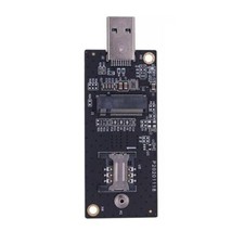 M.2 Key-B NGFF WWAN to USB 3.0 Riser Card Adapter w SIM Slot for 3G/4G/5G LTE...