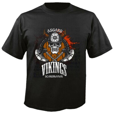 T-Shirt ASGARD SKANDINAVIEN SEA WARRIOR SKANDINAVIEN WIKINGER WIKI SKULL