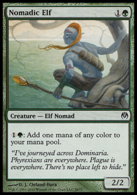 MTG - Nomadic Elf - Duel Decks: Phyrexia vs. the Coalition - NM, English Magic F