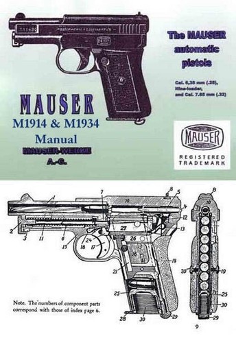 Mauser Model 1914 & 1934 Automatic Pistol Manual