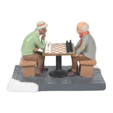 Department 56 Perhaps The Queen's Gambit? 6009755 New for 2022 Dept 56 Chess Gam