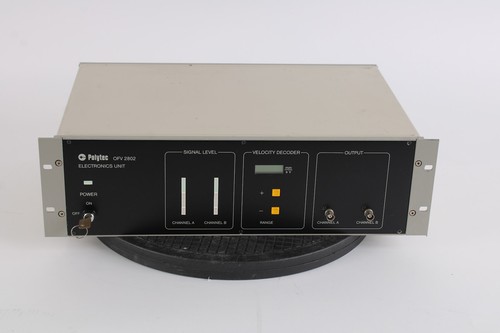 Polytec Fiber OFV2802 Interferometer Laser Doppler Vibrometer W/ Power Keyter