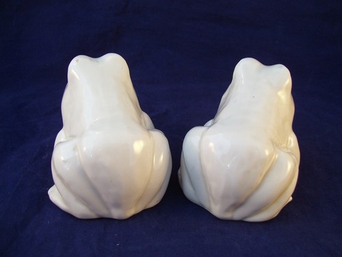 Vintage Fitz & Floyd Frog Toad Figural Salt & Pepper Shaker Set Japan FF - Picture 7 of 12