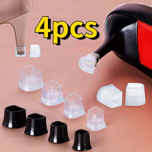 4Pcs/2Pair Silicone Heel Protectors Stoppers Latin Stiletto Dancing Covers Antis - Picture 3 of 12