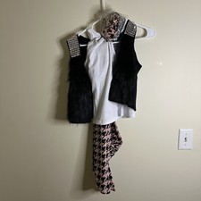 Weissman Large Child Fierce Hip Hop Solo Dance Costume with Accessories EUC