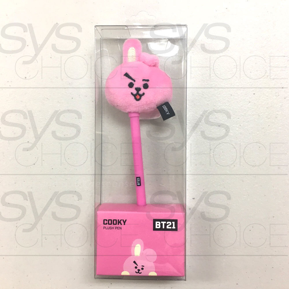 BTS BT21 Official Authentic Goods Plush Pen 7Character 0.4mm BTS BT21 Official Authentic Goods Plush Pen 7Character 0.4mm