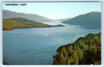 Kootenay Lake CANADA Postcard