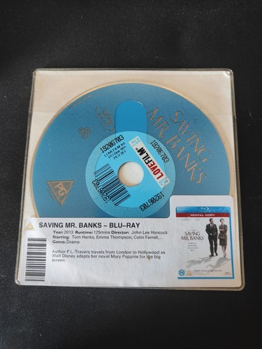 Saving Mr. Banks (Blu-ray, 2013) ( ONLY THE DISC , NO BOX) - 第 1/1 張圖片