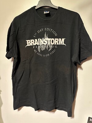 BRAINSTORM - Vintage ''First Day Edition'' Event/Band/Tour-Shirt von 2014 - Rare!