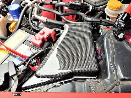 Cubierta de caja de fusibles de bahía de motor de carbono RPG para 08-21 Subaru WRX STi VA GR - Imagen 15 de 15