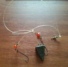 Vintage 8oz. Pyramid Fishing Lead Weighs