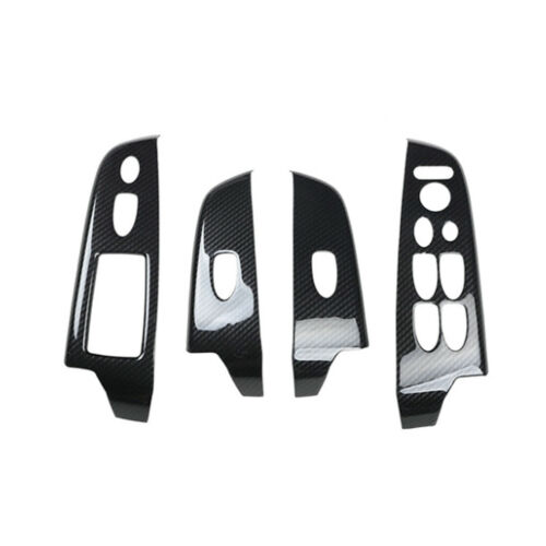 Carbon Fiber ABS Window Lift Panel Switch Cover Trim For Honda Civic 2006-2011 - Picture 7 of 7