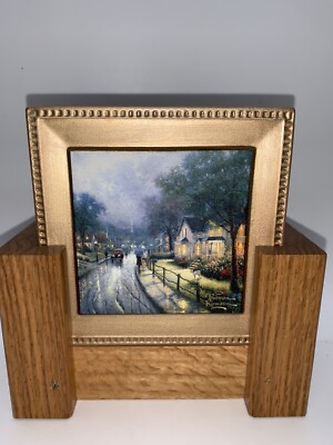 Coaster - Thomas Kincade Set Of 4 With Solid Wood Case.