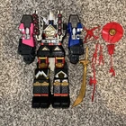 VTG MMPR POWER RANGERS DELUXE NINJA SHOGUN MEGAZORD FALCONZORD 100% COMPLETE