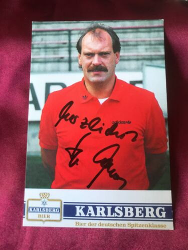 Autogramm SEPP STABEL-1.FC Kaiserslautern-Co-Trainer-80er-Karlsberg Bier-AK - Bild 1 von 2