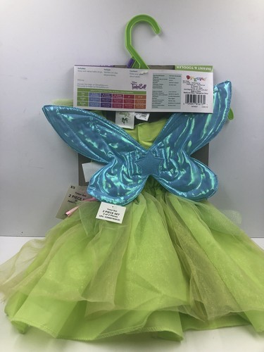 TINKER BELL Infant COSTUME ~6-12 Months ~Dress & Wings ~Disney Baby ~NEW GIFT - Picture 3 of 4