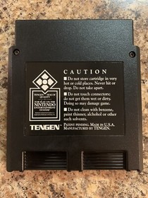 Pac-Man [Tengen, Black Cartridge] (Nintendo NES)