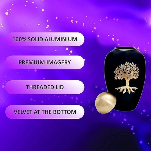 Lovely Tree of Life Cremation Urn for Human Ashes - Adult Funeral Urn - Picture 4 of 5