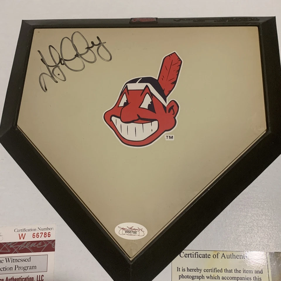 Aaron Laffey Autographed Home Plate JSA COA - New in Box! Schutt Collectables - Image 2 of 4