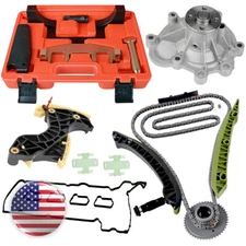 Timing Chian Kit Water Pump Tool Fit Mercedes-Benz C250 SLK250 1.8 2.5L GAS DOHC