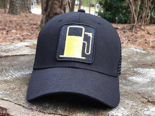 PATAGONIA "Fuelicide" "Shoot The Gas Pump" TRUCKER HAT Spring 2010 - Picture 8 of 12