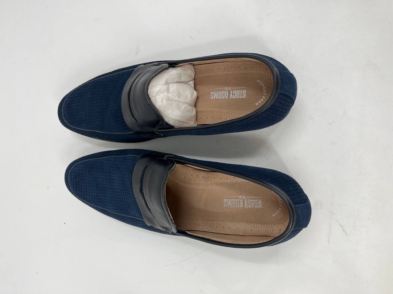 STACY ADAMS Men s Wyatt MocToe Penny SlipOns Gem