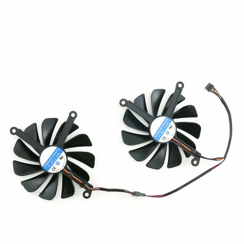 Pair Fans Cooler Fan For XFX RX5500 5500XT 5600 5600XT RX5700 5700XT CF1010U12S