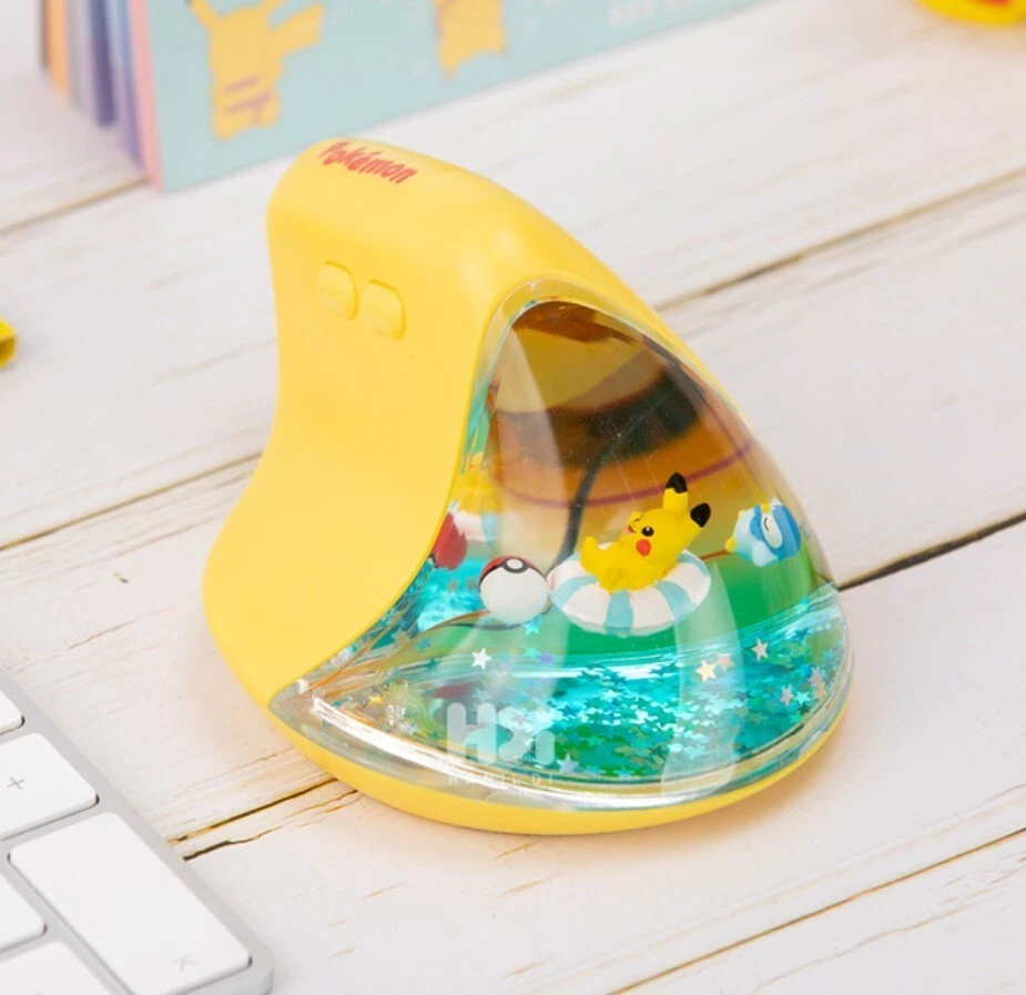 POKEMON Vertical Figure Bluetooth RF 2.4GHz Wireless Mouse Genuine - Image 2 of 4