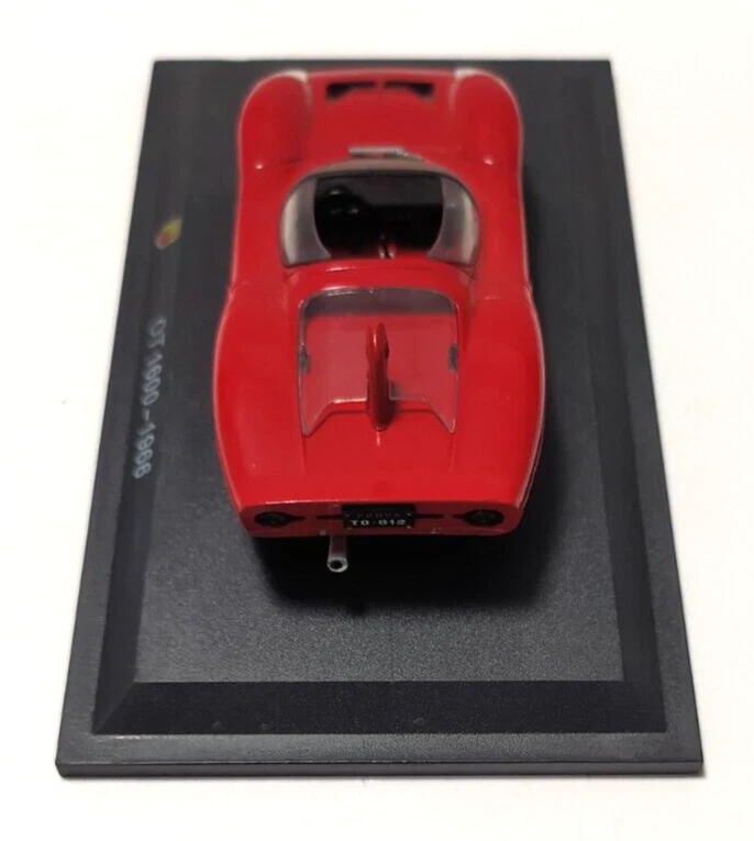 METRO USATO 1:43 AUTO DIE CAST  OT  1600  1966   ROSSO       EDI 2 ABARTH - Immagine 4 di 4