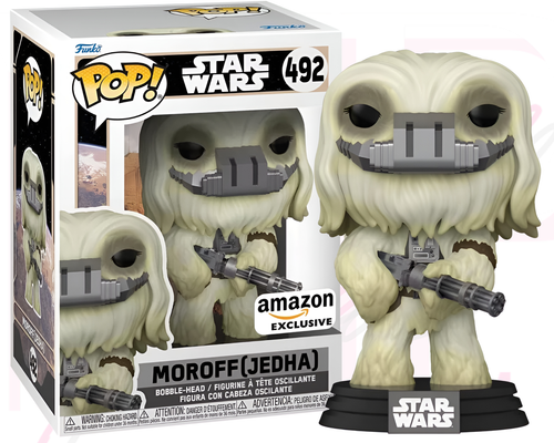Star Wars Funko POP 492 Moroff Jedha Amazon Exclusive with Clear PVC Protector - Bild 3 von 13
