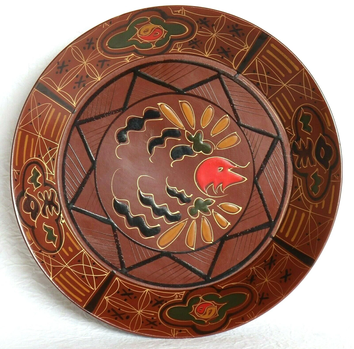 日本漆器古董日本盘子| eBay