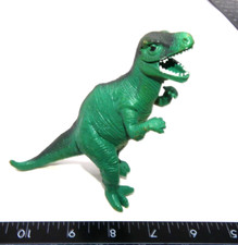 T-Rex Soft Plastic Rubber Dinosaur Toy Figure Jurassic Tyrannosaurus Green