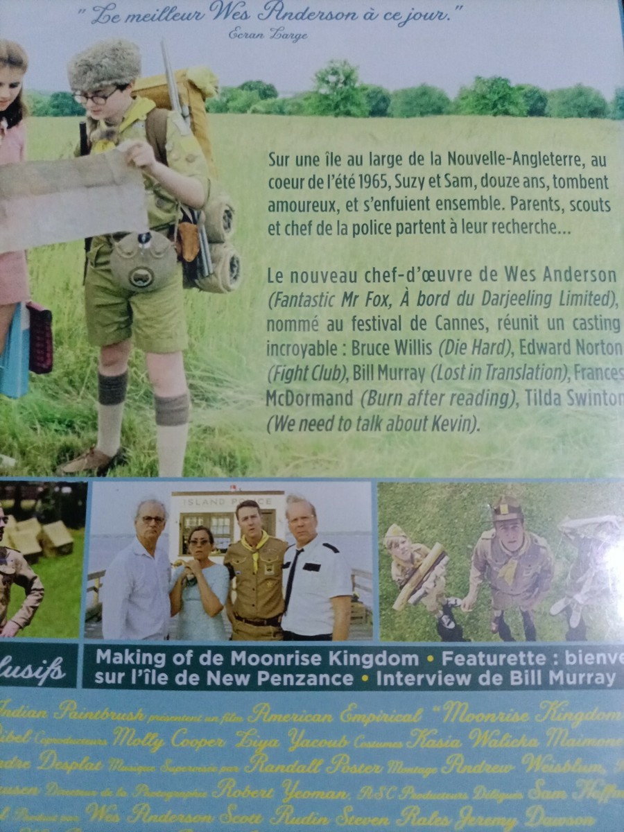 Moonrise Kingdom DVD Region UK