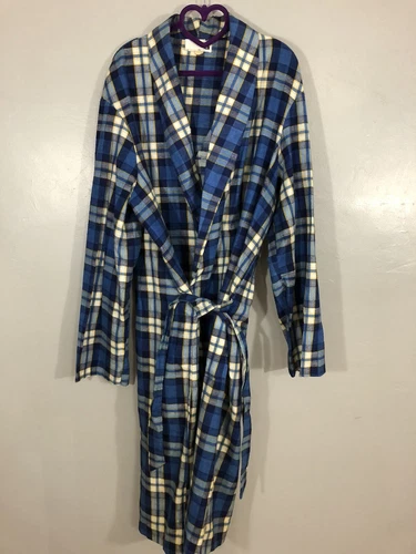 Vintage International Ladies Garment Workers Union Robe Mr G. Size XL Plaid