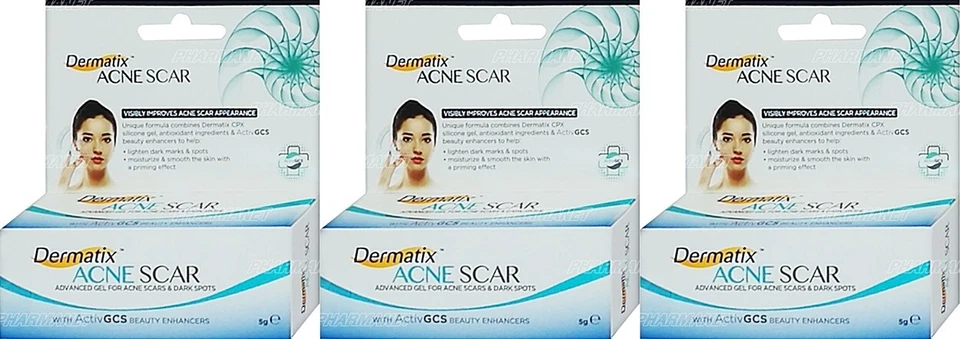 Dermatix Acne Scar Advanced Gel Cream Mark Dark Spots Soothe Smooth Skin 5 gm - Image 4 of 4