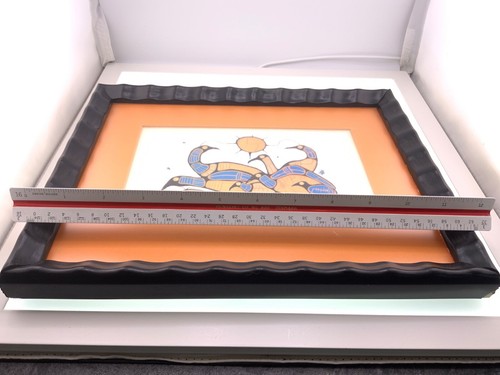Ojibway artist Norval Morrisseau Loon Family - 12x9.5 inch Matted print - 第 5/7 張圖片